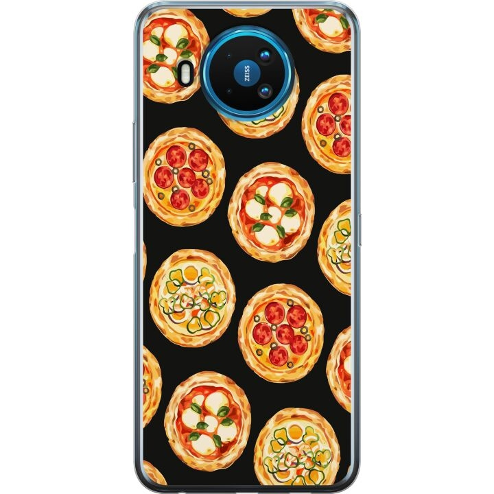 Kännykkäkuori Nokia 8.3 5G-laitteelle, jossa on Pizza kuvio ryhmässä ÄLYPUHELIMET JA TABLETIT / Puhelimen suojakotelo / Nokia/Microsoft @ TP E-commerce Nordic AB (A55812)