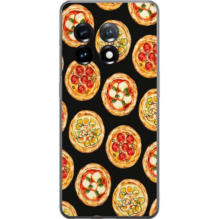 Kännykkäkuori OnePlus 11R-laitteelle, jossa on Pizza kuvio ryhmässä ÄLYPUHELIMET JA TABLETIT / Puhelimen suojakotelo / OnePlus @ TP E-commerce Nordic AB (A56487)