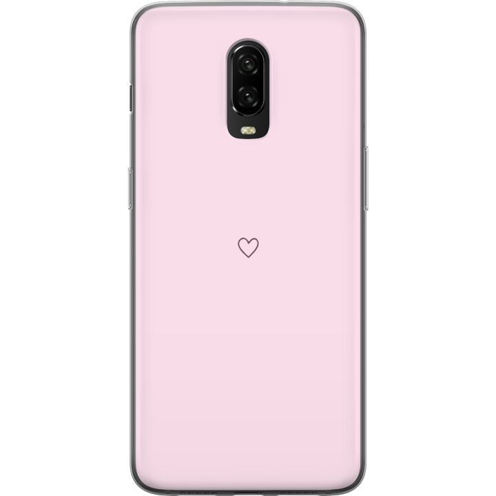 Kännykkäkuori OnePlus 6T-laitteelle, jossa on Sydän kuvio ryhmässä ÄLYPUHELIMET JA TABLETIT / Puhelimen suojakotelo / OnePlus @ TP E-commerce Nordic AB (A56574)