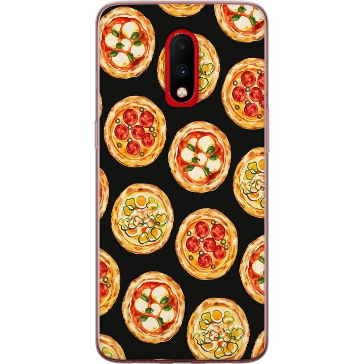 Kännykkäkuori OnePlus 7-laitteelle, jossa on Pizza kuvio ryhmässä ÄLYPUHELIMET JA TABLETIT / Puhelimen suojakotelo / OnePlus @ TP E-commerce Nordic AB (A56622)