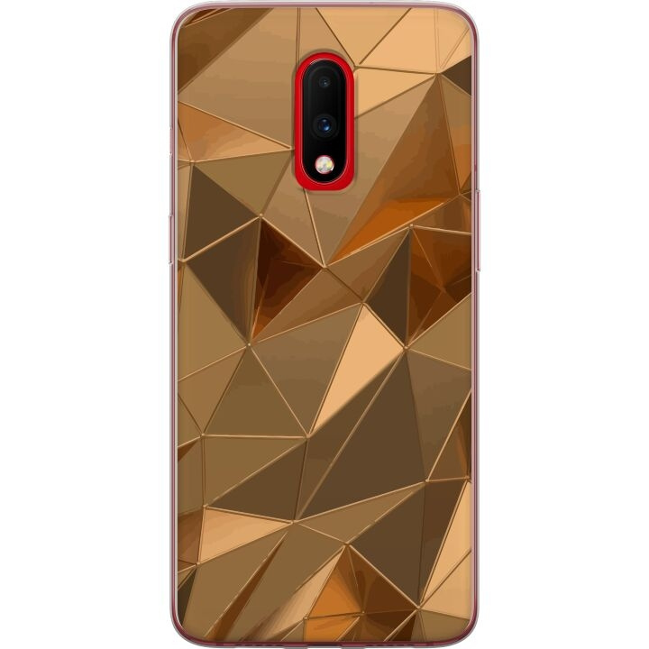 Kännykkäkuori OnePlus 7-laitteelle, jossa on 3D Kulta kuvio ryhmässä ÄLYPUHELIMET JA TABLETIT / Puhelimen suojakotelo / OnePlus @ TP E-commerce Nordic AB (A56633)