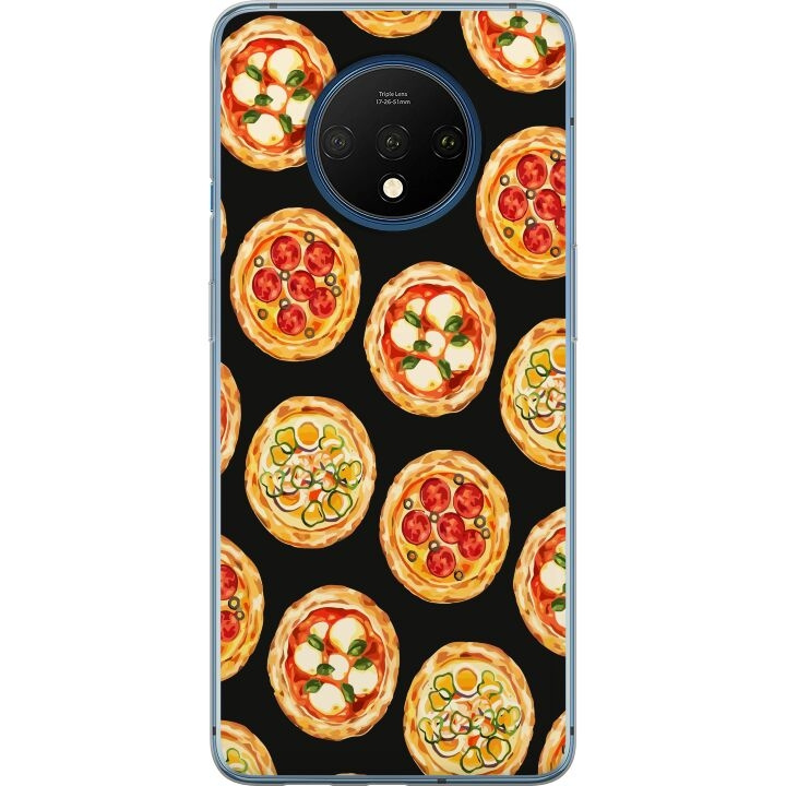 Kännykkäkuori OnePlus 7T-laitteelle, jossa on Pizza kuvio ryhmässä ÄLYPUHELIMET JA TABLETIT / Puhelimen suojakotelo / OnePlus @ TP E-commerce Nordic AB (A56730)