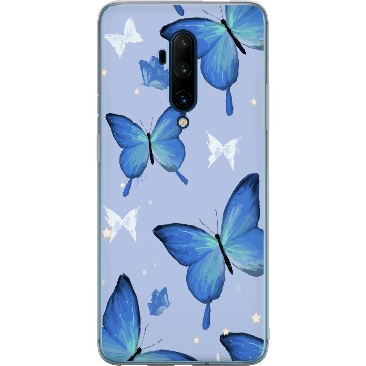 Kännykkäkuori OnePlus 7T Pro-laitteelle, jossa on Sinisiä perhosia kuvio ryhmässä ÄLYPUHELIMET JA TABLETIT / Puhelimen suojakotelo / OnePlus @ TP E-commerce Nordic AB (A56787)