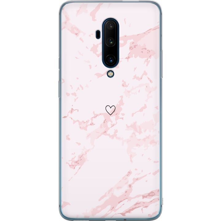 Kännykkäkuori OnePlus 7T Pro-laitteelle, jossa on Roosa Sydän kuvio ryhmässä ÄLYPUHELIMET JA TABLETIT / Puhelimen suojakotelo / OnePlus @ TP E-commerce Nordic AB (A56794)