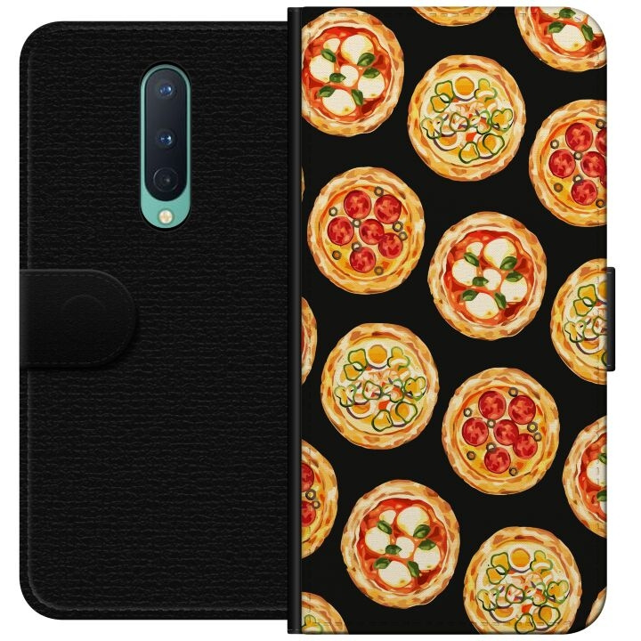 Lompakkokotelo OnePlus 8-laitteelle, jossa on Pizza kuvio ryhmässä ÄLYPUHELIMET JA TABLETIT / Puhelimen suojakotelo / OnePlus @ TP E-commerce Nordic AB (A56811)