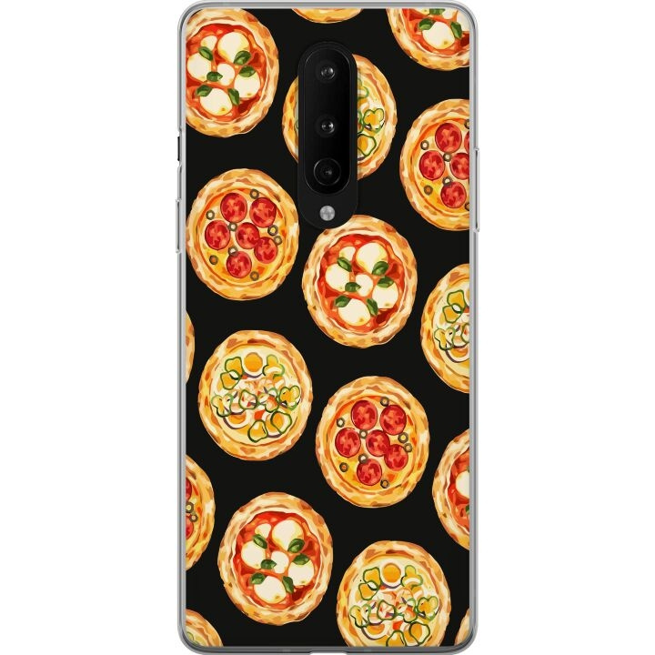 Kännykkäkuori OnePlus 8-laitteelle, jossa on Pizza kuvio ryhmässä ÄLYPUHELIMET JA TABLETIT / Puhelimen suojakotelo / OnePlus @ TP E-commerce Nordic AB (A56838)