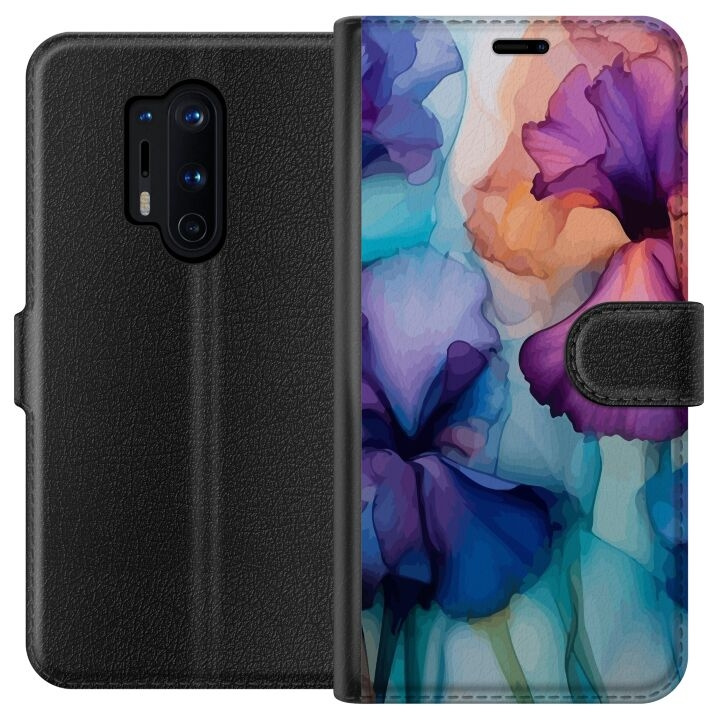 Lompakkokotelo OnePlus 8 Pro-laitteelle, jossa on Maagiset kukat kuvio ryhmässä ÄLYPUHELIMET JA TABLETIT / Puhelimen suojakotelo / OnePlus @ TP E-commerce Nordic AB (A56855)