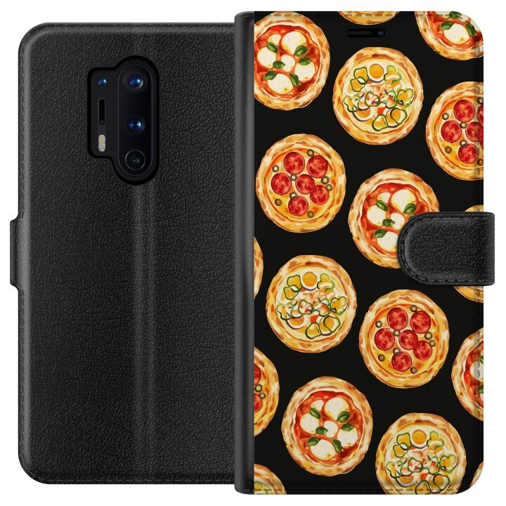 Lompakkokotelo OnePlus 8 Pro-laitteelle, jossa on Pizza kuvio ryhmässä ÄLYPUHELIMET JA TABLETIT / Puhelimen suojakotelo / OnePlus @ TP E-commerce Nordic AB (A56865)