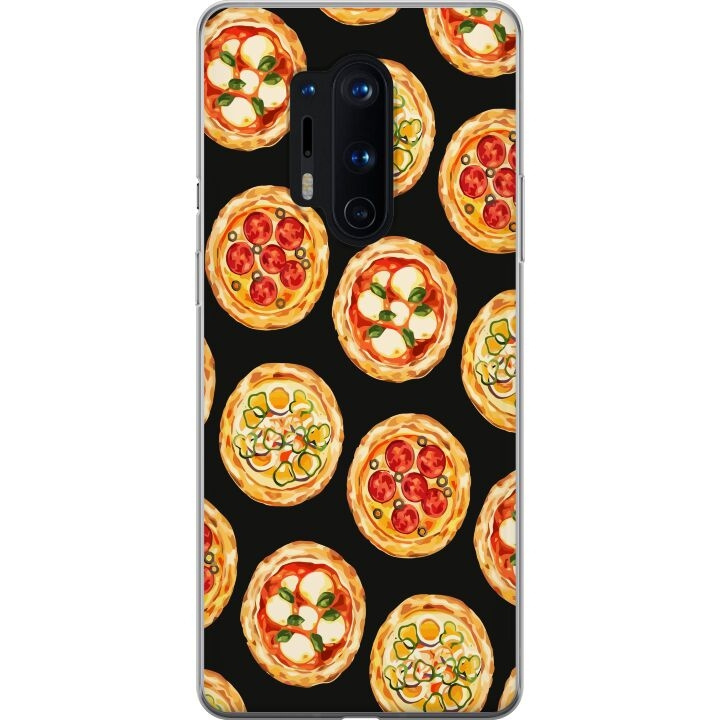 Kännykkäkuori OnePlus 8 Pro-laitteelle, jossa on Pizza kuvio ryhmässä ÄLYPUHELIMET JA TABLETIT / Puhelimen suojakotelo / OnePlus @ TP E-commerce Nordic AB (A56892)