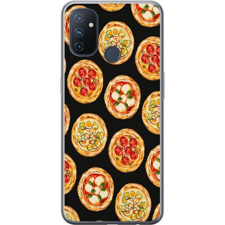 Kännykkäkuori OnePlus Nord N100-laitteelle, jossa on Pizza kuvio ryhmässä ÄLYPUHELIMET JA TABLETIT / Puhelimen suojakotelo / OnePlus @ TP E-commerce Nordic AB (A57297)