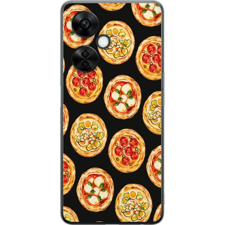 Kännykkäkuori OnePlus Nord CE3-laitteelle, jossa on Pizza kuvio ryhmässä ÄLYPUHELIMET JA TABLETIT / Puhelimen suojakotelo / OnePlus @ TP E-commerce Nordic AB (A57702)