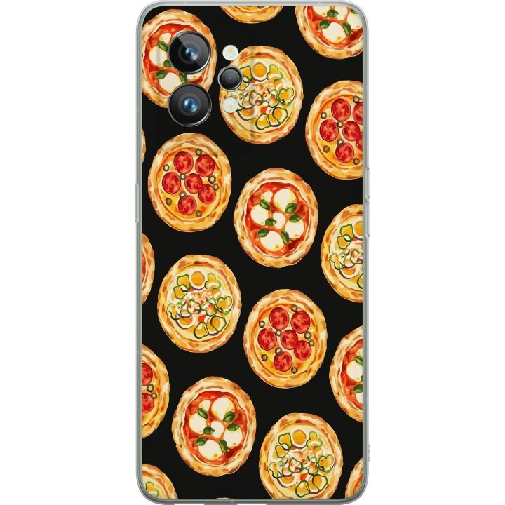 Kännykkäkuori Realme GT2 Pro-laitteelle, jossa on Pizza kuvio ryhmässä ÄLYPUHELIMET JA TABLETIT / Puhelimen suojakotelo / Realme @ TP E-commerce Nordic AB (A58053)