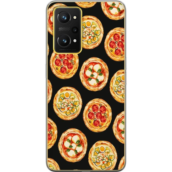 Kännykkäkuori Realme GT Neo 3T-laitteelle, jossa on Pizza kuvio ryhmässä ÄLYPUHELIMET JA TABLETIT / Puhelimen suojakotelo / Realme @ TP E-commerce Nordic AB (A58107)