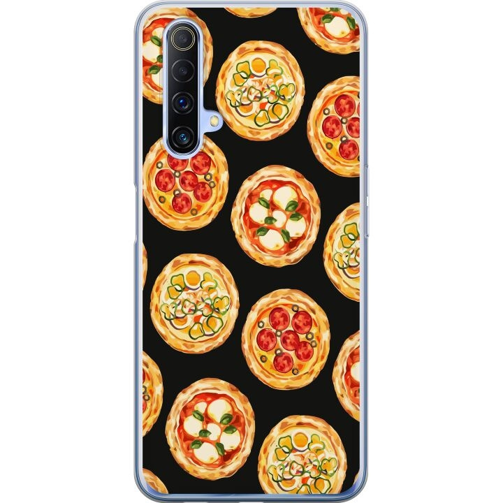 Kännykkäkuori Realme X50 5G-laitteelle, jossa on Pizza kuvio ryhmässä ÄLYPUHELIMET JA TABLETIT / Puhelimen suojakotelo / Realme @ TP E-commerce Nordic AB (A58134)