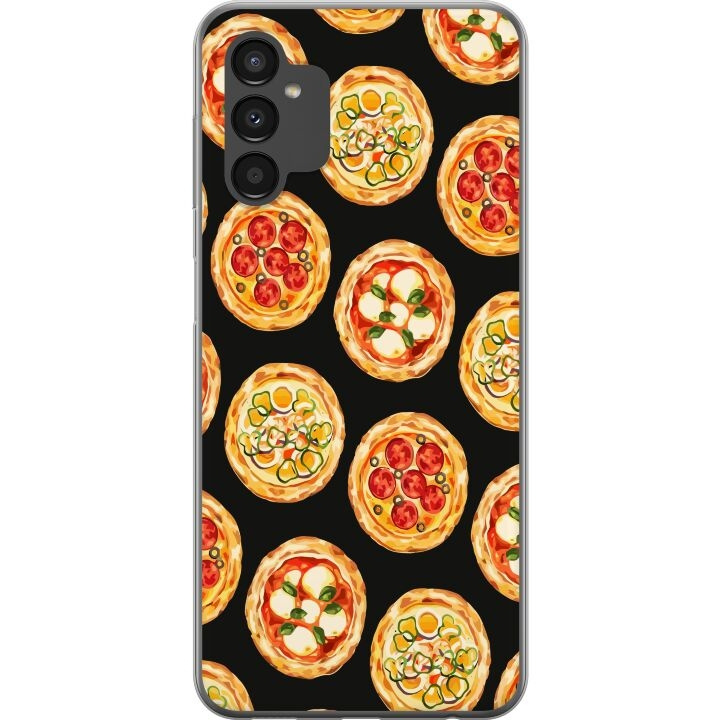 Kännykkäkuori Samsung Galaxy A04s-laitteelle, jossa on Pizza kuvio ryhmässä ÄLYPUHELIMET JA TABLETIT / Puhelimen suojakotelo / Samsung @ TP E-commerce Nordic AB (A58350)