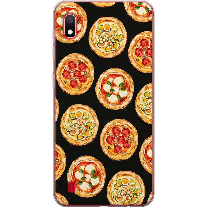 Kännykkäkuori Samsung Galaxy A10-laitteelle, jossa on Pizza kuvio ryhmässä ÄLYPUHELIMET JA TABLETIT / Puhelimen suojakotelo / Samsung @ TP E-commerce Nordic AB (A58512)