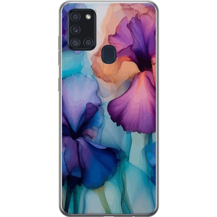 Kännykkäkuori Samsung Galaxy A21s-laitteelle, jossa on Maagiset kukat kuvio ryhmässä ÄLYPUHELIMET JA TABLETIT / Puhelimen suojakotelo / Samsung @ TP E-commerce Nordic AB (A58934)