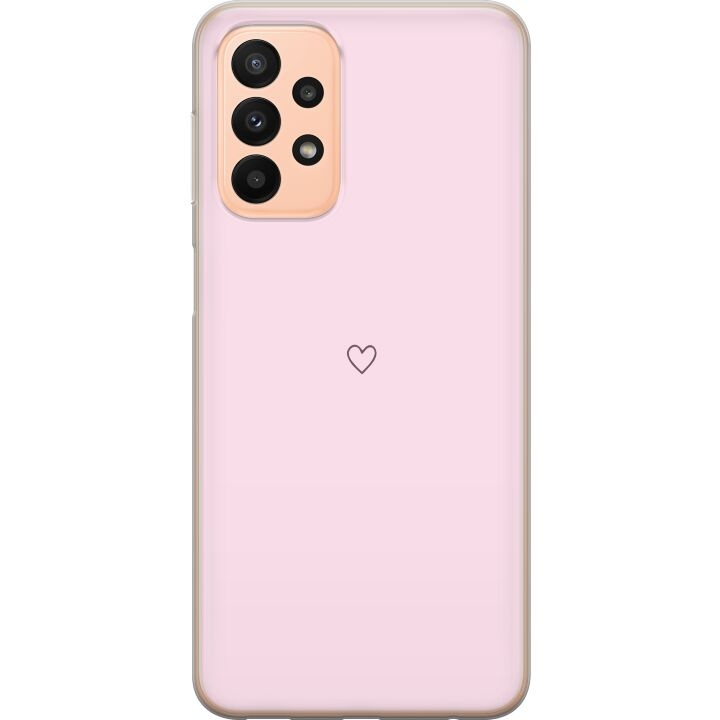 Kännykkäkuori Samsung Galaxy A23-laitteelle, jossa on Sydän kuvio ryhmässä ÄLYPUHELIMET JA TABLETIT / Puhelimen suojakotelo / Samsung @ TP E-commerce Nordic AB (A59058)