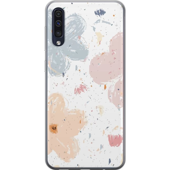 Kännykkäkuori Samsung Galaxy A50-laitteelle, jossa on Kukat kuvio ryhmässä ÄLYPUHELIMET JA TABLETIT / Puhelimen suojakotelo / Samsung @ TP E-commerce Nordic AB (A59645)