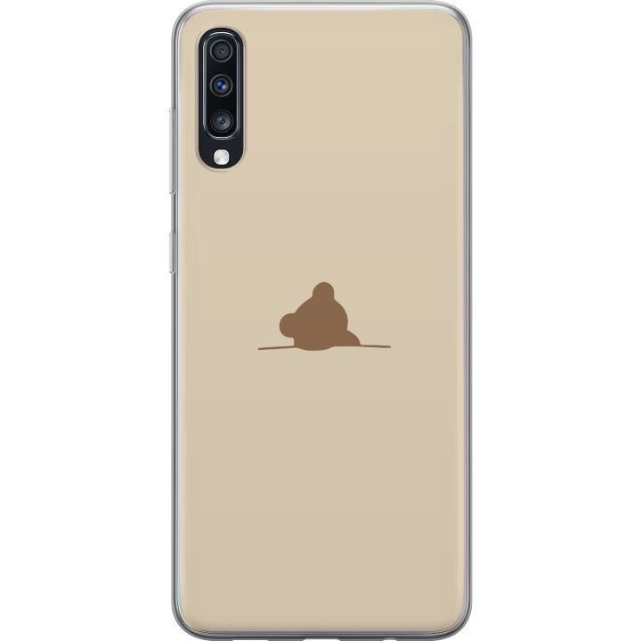 Kännykkäkuori Samsung Galaxy A70-laitteelle, jossa on Nalle kuvio ryhmässä ÄLYPUHELIMET JA TABLETIT / Puhelimen suojakotelo / Samsung @ TP E-commerce Nordic AB (A60031)