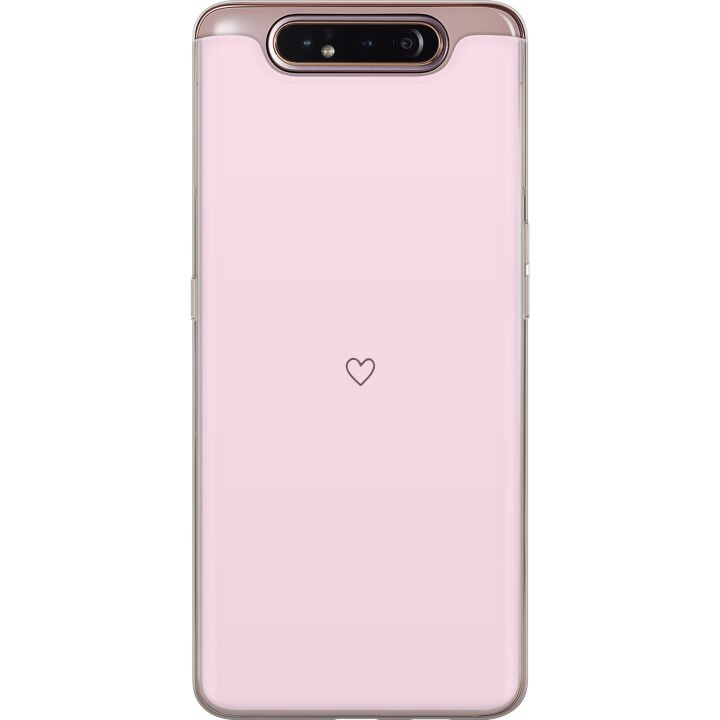 Kännykkäkuori Samsung Galaxy A80-laitteelle, jossa on Sydän kuvio ryhmässä ÄLYPUHELIMET JA TABLETIT / Puhelimen suojakotelo / Samsung @ TP E-commerce Nordic AB (A60246)