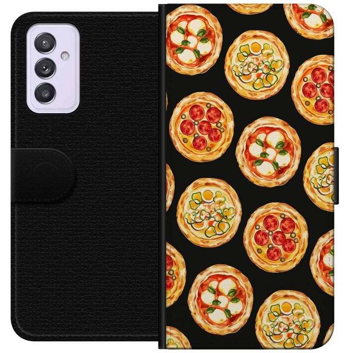 Lompakkokotelo Samsung Galaxy A82 5G-laitteelle, jossa on Pizza kuvio ryhmässä ÄLYPUHELIMET JA TABLETIT / Puhelimen suojakotelo / Samsung @ TP E-commerce Nordic AB (A60267)