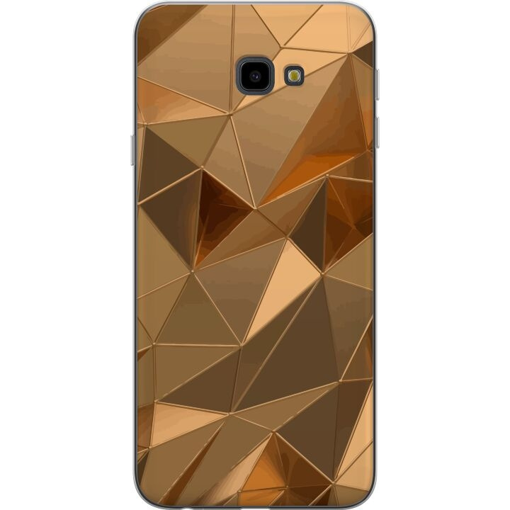 Kännykkäkuori Samsung Galaxy J4+-laitteelle, jossa on 3D Kulta kuvio ryhmässä ÄLYPUHELIMET JA TABLETIT / Puhelimen suojakotelo / Samsung @ TP E-commerce Nordic AB (A60440)