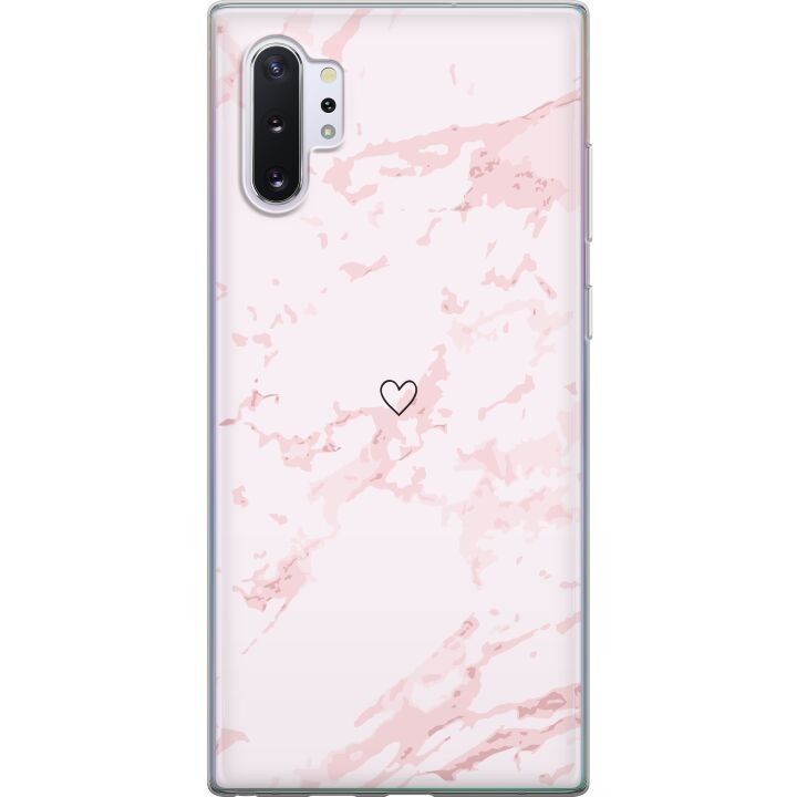 Kännykkäkuori Samsung Galaxy Note10+-laitteelle, jossa on Roosa Sydän kuvio ryhmässä ÄLYPUHELIMET JA TABLETIT / Puhelimen suojakotelo / Samsung @ TP E-commerce Nordic AB (A60628)