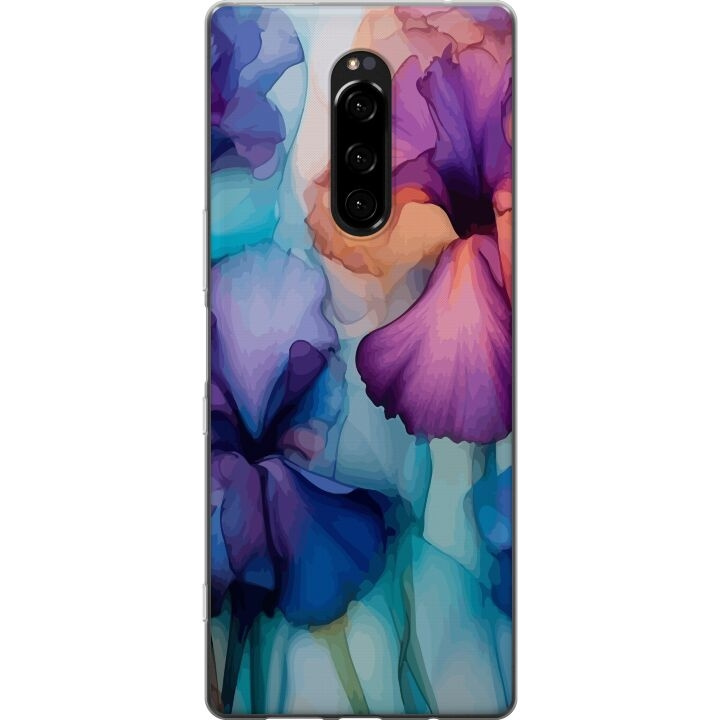 Kännykkäkuori Sony Xperia 1-laitteelle, jossa on Maagiset kukat kuvio ryhmässä ÄLYPUHELIMET JA TABLETIT / Puhelimen suojakotelo / Sony @ TP E-commerce Nordic AB (A60797)