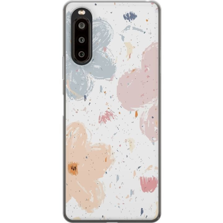 Kännykkäkuori Sony Xperia 10 II-laitteelle, jossa on Kukat kuvio ryhmässä ÄLYPUHELIMET JA TABLETIT / Puhelimen suojakotelo / Sony @ TP E-commerce Nordic AB (A60887)