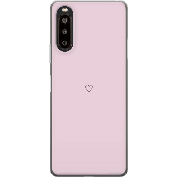 Kännykkäkuori Sony Xperia 10 II-laitteelle, jossa on Sydän kuvio ryhmässä ÄLYPUHELIMET JA TABLETIT / Puhelimen suojakotelo / Sony @ TP E-commerce Nordic AB (A60894)