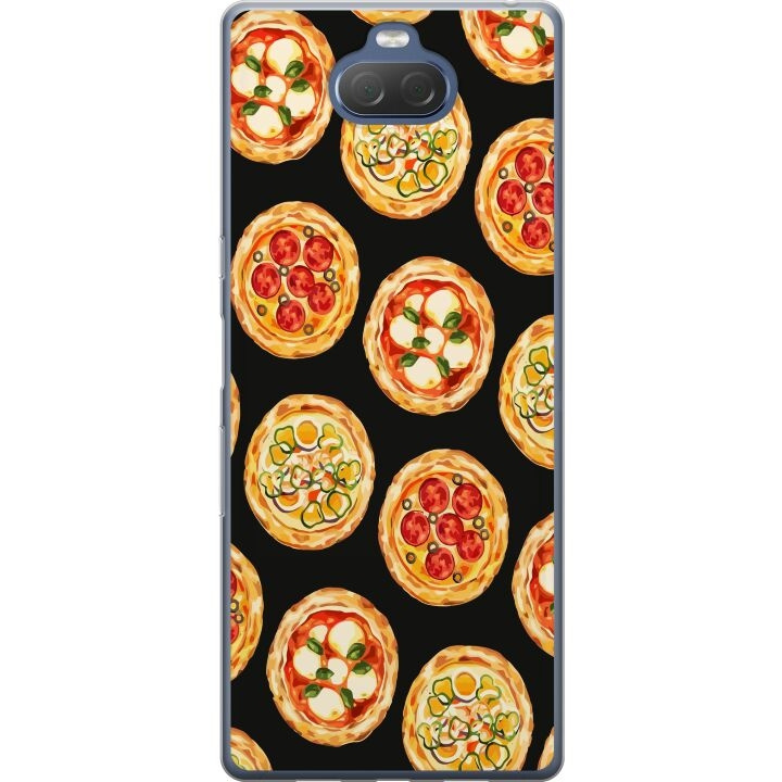 Kännykkäkuori Sony Xperia 10 Plus-laitteelle, jossa on Pizza kuvio ryhmässä ÄLYPUHELIMET JA TABLETIT / Puhelimen suojakotelo / Sony @ TP E-commerce Nordic AB (A61131)