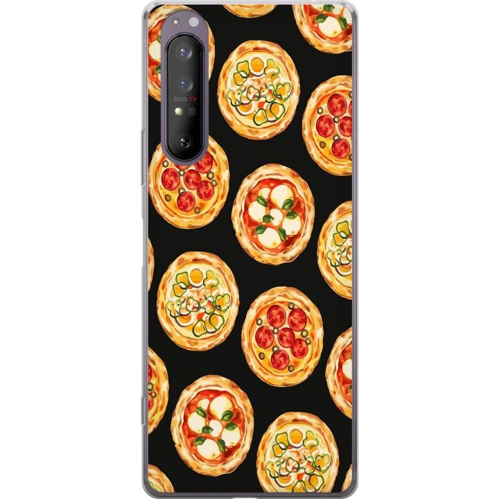 Kännykkäkuori Sony Xperia 1 II-laitteelle, jossa on Pizza kuvio ryhmässä ÄLYPUHELIMET JA TABLETIT / Puhelimen suojakotelo / Sony @ TP E-commerce Nordic AB (A61158)