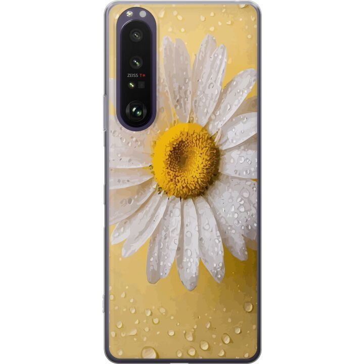 Kännykkäkuori Sony Xperia 1 III-laitteelle, jossa on Posliinikukka kuvio ryhmässä ÄLYPUHELIMET JA TABLETIT / Puhelimen suojakotelo / Sony @ TP E-commerce Nordic AB (A61199)