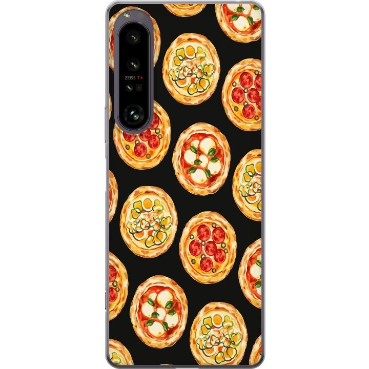 Kännykkäkuori Sony Xperia 1 IV-laitteelle, jossa on Pizza kuvio ryhmässä ÄLYPUHELIMET JA TABLETIT / Puhelimen suojakotelo / Sony @ TP E-commerce Nordic AB (A61266)