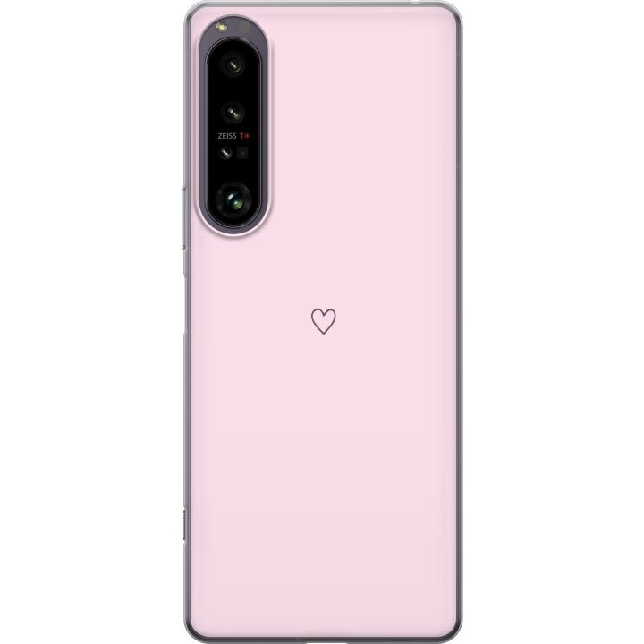 Kännykkäkuori Sony Xperia 1 IV-laitteelle, jossa on Sydän kuvio ryhmässä ÄLYPUHELIMET JA TABLETIT / Puhelimen suojakotelo / Sony @ TP E-commerce Nordic AB (A61272)