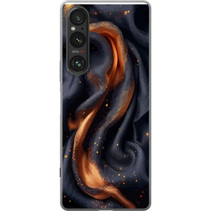 Kännykkäkuori Sony Xperia 1 V-laitteelle, jossa on Tulinen silkki kuvio ryhmässä ÄLYPUHELIMET JA TABLETIT / Puhelimen suojakotelo / Sony @ TP E-commerce Nordic AB (A61308)