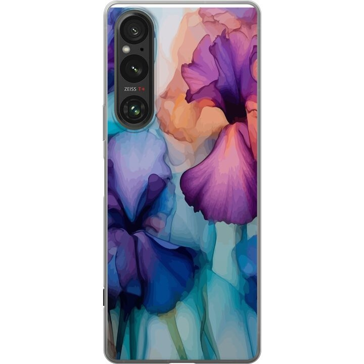 Kännykkäkuori Sony Xperia 1 V-laitteelle, jossa on Maagiset kukat kuvio ryhmässä ÄLYPUHELIMET JA TABLETIT / Puhelimen suojakotelo / Sony @ TP E-commerce Nordic AB (A61310)