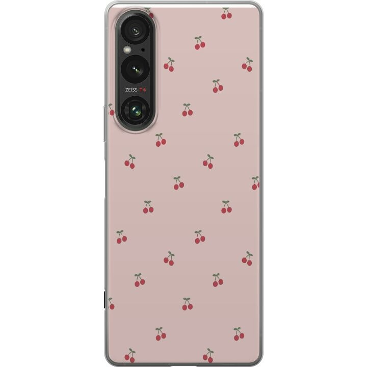 Kännykkäkuori Sony Xperia 1 V-laitteelle, jossa on Kirsikka kuvio ryhmässä ÄLYPUHELIMET JA TABLETIT / Puhelimen suojakotelo / Sony @ TP E-commerce Nordic AB (A61314)