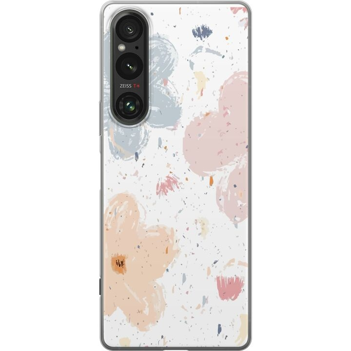 Kännykkäkuori Sony Xperia 1 V-laitteelle, jossa on Kukat kuvio ryhmässä ÄLYPUHELIMET JA TABLETIT / Puhelimen suojakotelo / Sony @ TP E-commerce Nordic AB (A61319)