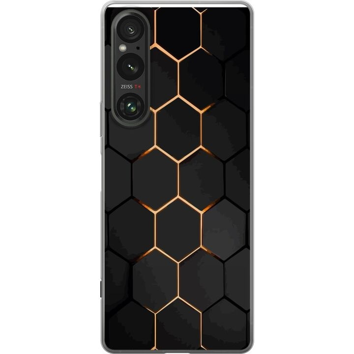 Kännykkäkuori Sony Xperia 1 V-laitteelle, jossa on Ylellinen Kuvio kuvio ryhmässä ÄLYPUHELIMET JA TABLETIT / Puhelimen suojakotelo / Sony @ TP E-commerce Nordic AB (A61332)