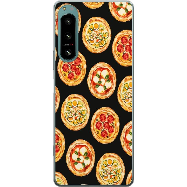 Kännykkäkuori Sony Xperia 5 IV-laitteelle, jossa on Pizza kuvio ryhmässä ÄLYPUHELIMET JA TABLETIT / Puhelimen suojakotelo / Sony @ TP E-commerce Nordic AB (A61509)