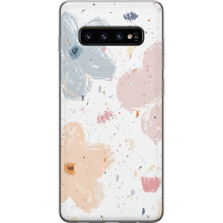 Kännykkäkuori Samsung Galaxy S10-laitteelle, jossa on Kukat kuvio ryhmässä ÄLYPUHELIMET JA TABLETIT / Puhelimen suojakotelo / Samsung @ TP E-commerce Nordic AB (A61859)