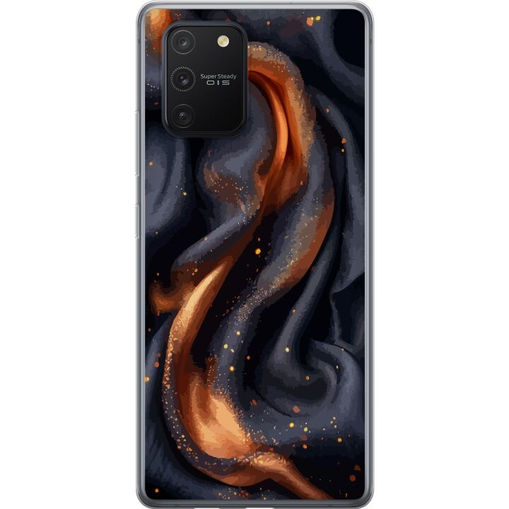 Kännykkäkuori Samsung Galaxy S10 Lite-laitteelle, jossa on Tulinen silkki kuvio ryhmässä ÄLYPUHELIMET JA TABLETIT / Puhelimen suojakotelo / Samsung @ TP E-commerce Nordic AB (A61956)