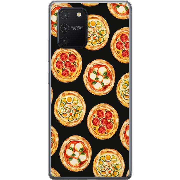 Kännykkäkuori Samsung Galaxy S10 Lite-laitteelle, jossa on Pizza kuvio ryhmässä ÄLYPUHELIMET JA TABLETIT / Puhelimen suojakotelo / Samsung @ TP E-commerce Nordic AB (A61968)