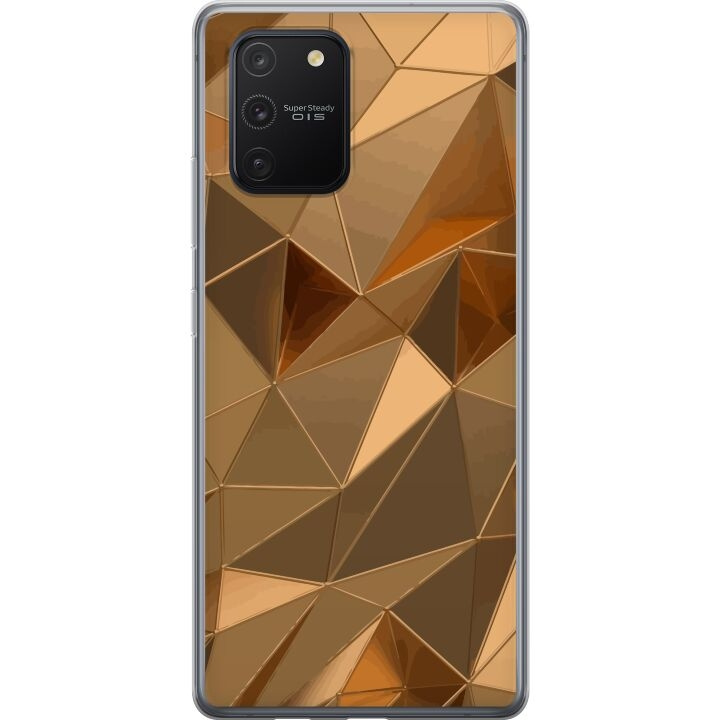 Kännykkäkuori Samsung Galaxy S10 Lite-laitteelle, jossa on 3D Kulta kuvio ryhmässä ÄLYPUHELIMET JA TABLETIT / Puhelimen suojakotelo / Samsung @ TP E-commerce Nordic AB (A61979)