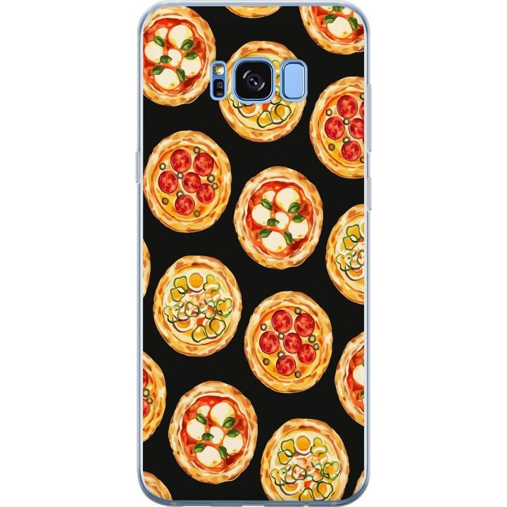 Kännykkäkuori Samsung Galaxy S8-laitteelle, jossa on Pizza kuvio ryhmässä ÄLYPUHELIMET JA TABLETIT / Puhelimen suojakotelo / Samsung @ TP E-commerce Nordic AB (A63183)