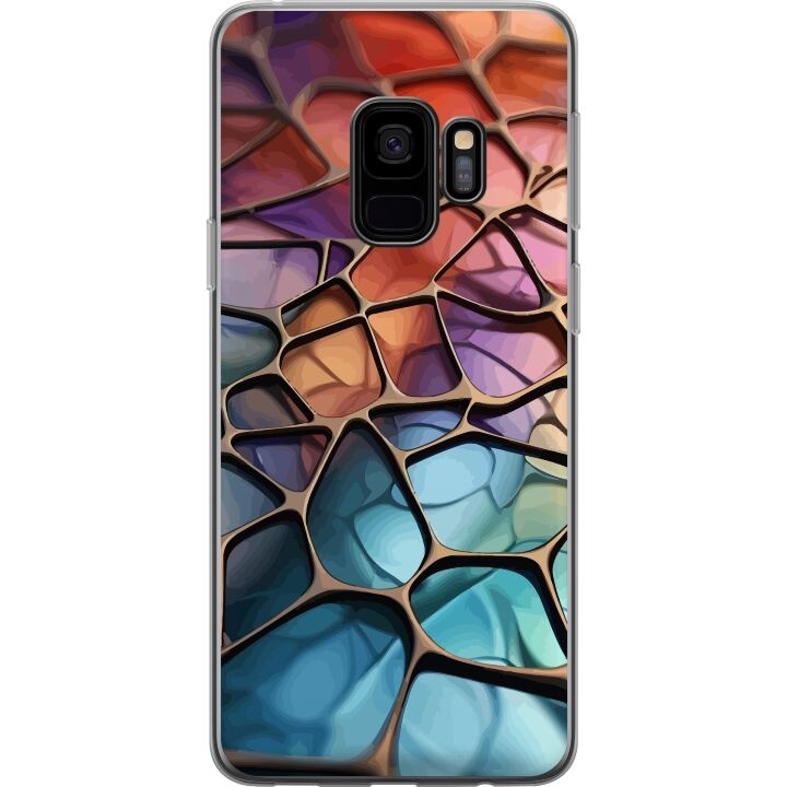 Kännykkäkuori Samsung Galaxy S9-laitteelle, jossa on Metallikuviointi kuvio ryhmässä ÄLYPUHELIMET JA TABLETIT / Puhelimen suojakotelo / Samsung @ TP E-commerce Nordic AB (A63261)