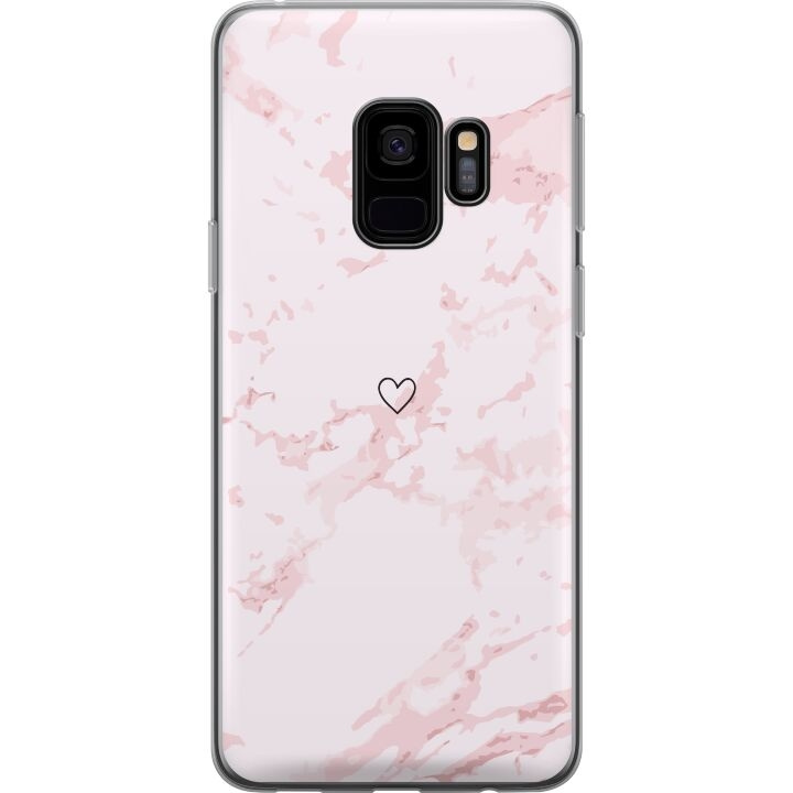 Kännykkäkuori Samsung Galaxy S9-laitteelle, jossa on Roosa Sydän kuvio ryhmässä ÄLYPUHELIMET JA TABLETIT / Puhelimen suojakotelo / Samsung @ TP E-commerce Nordic AB (A63274)