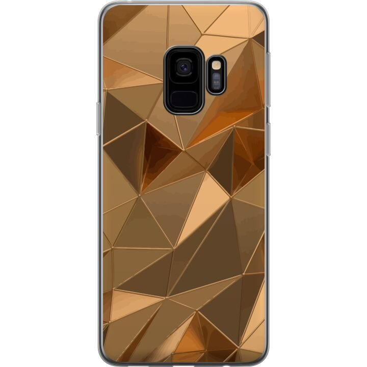 Kännykkäkuori Samsung Galaxy S9-laitteelle, jossa on 3D Kulta kuvio ryhmässä ÄLYPUHELIMET JA TABLETIT / Puhelimen suojakotelo / Samsung @ TP E-commerce Nordic AB (A63275)